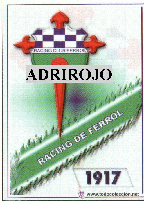 Cromos de F&uacute;tbol: 1 CROMO MUNDICROMO FICHAS LIGA 07-08 ( 2007-2008 ) - ESCUDOS 2&ordf; DIVISION - N&ordm; 568 - RACING FERROL