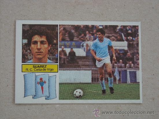 Cromos de f&uacute;tbol: ESTE 82-83  SUAREZ  CELTA  1982-1983 - Foto 1