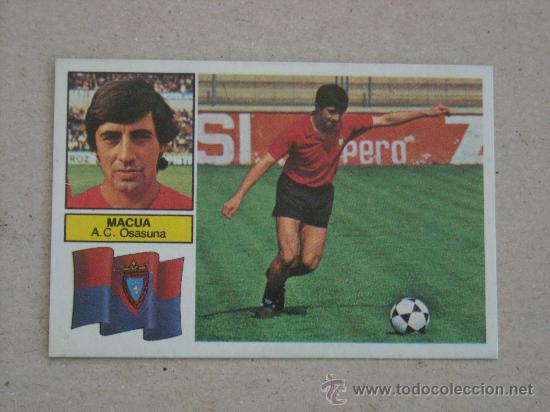 Cromos de f&uacute;tbol: ESTE 82-83  MACUA  OSASUNA  1982-1983 - Foto 1
