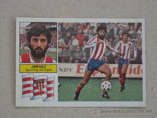 Cromos de f&uacute;tbol: ESTE 82-83  JIMENEZ  SPORTING GIJON  1982-1983 - Foto 1