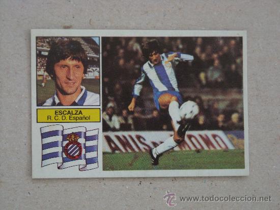 Cromos de f&uacute;tbol: ESTE 82-83  ESCALZA  ESPA&Ntilde;OL  1982-1983 - Foto 1