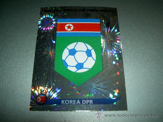 Football Stickers: 506 ESCUDO COREA DEL NORTE CROMOS MUNDIAL FUTBOL SOUTH AFRICA 2010 FIFA WORLD CUP