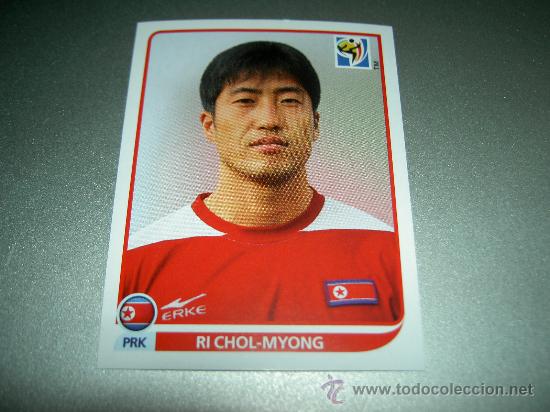 Football Stickers: 515 RI CHOL-MYONG COREA DEL NORTE CROMOS MUNDIAL FUTBOL SOUTH AFRICA 2010 FIFA WORLD CUP PANINI
