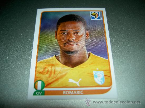 Cartes &agrave; collectionner de Football: 537 ROMARIC COSTA DE MARFIL CROMOS MUNDIAL FUTBOL SOUTH AFRICA 2010 FIFA WORLD CUP PANINI