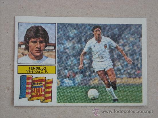 Cromos de f&uacute;tbol: ESTE 82-83  TENDILLO  VALENCIA  1982-1983 - Foto 1