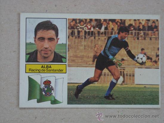 Cromos de f&uacute;tbol: ESTE 82-83  ALBA  RACING SANTANDER  1982-1983 - Foto 1