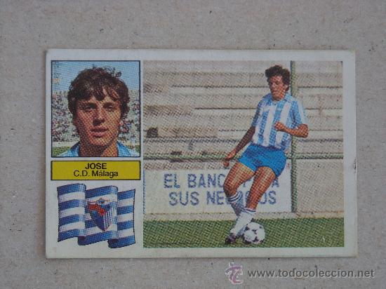 Cromos de f&uacute;tbol: ESTE 82-83  JOSE  MALAGA  1982-1983 - Foto 1