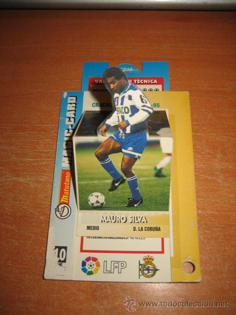 Figurine di Calcio: MAGIC-CARD CRACKS DE LA LIGA 94-95  MATUTANO  N&ordm; 10 MAURO SILVA