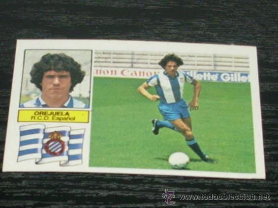 Cromos de f&uacute;tbol: -ESTE 82-83 : OREJUELA ( ESPA&Ntilde;OL ) -- VERSION -- - Foto 1