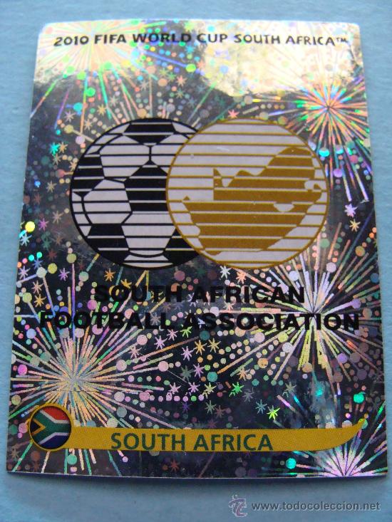 Cartes &agrave; collectionner de Football: CROMO F&Uacute;TBOL. MUNDIAL 2010 SUD&Aacute;FRICA. 31 ESCUDO. SELECCI&Oacute;N DE SUD&Aacute;FRICA. PANINI.