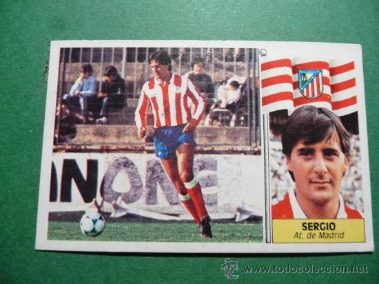 Cromos de f&uacute;tbol: EDICIONES ESTE 1986-1987 SERGIO ATLETICO DE MADRID ESTE 86-87 - Foto 1