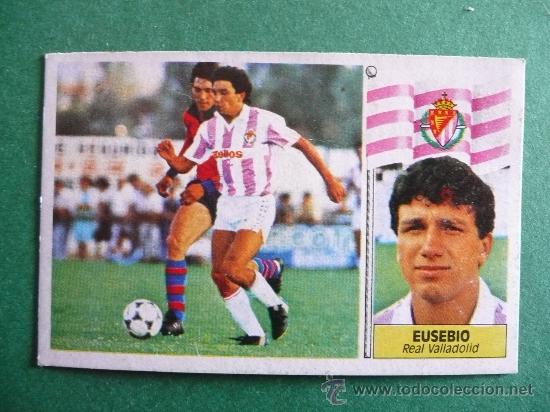 Cromos de f&uacute;tbol: EDICIONES ESTE 1986-1987 EUSEBIO REAL VALLADOLID 86-87 - Foto 1