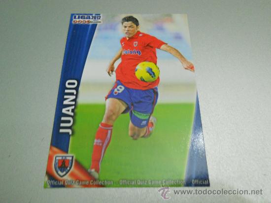 Figurine di Calcio: 918 JUANJO NUMANCIA CROMOS ALBUM MUNDICROMO LIGA FUTBOL QUIZ GAME PLATINUM 2011 2012 11 12