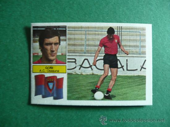 Cromos de f&uacute;tbol: EDICIONES ESTE 1982-1983 GO&Ntilde;I OSASUNA 82-83 - Foto 1