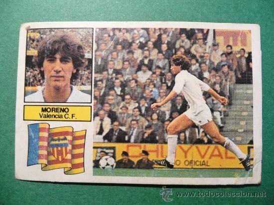 Cromos de f&uacute;tbol: EDICIONES ESTE 1982-1983 MORENO VALENCIA 82-83 - Foto 1