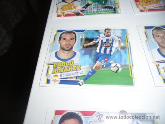 Fu&szlig;ball-Sticker: FUTBOL LIGA ESTE 2010 2011 DEPORTIVO DE LA CORU&Ntilde;A PABLO ALVAREZ