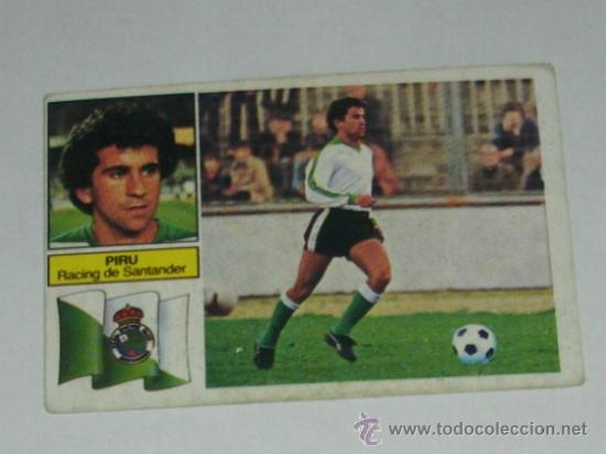 Cromos de f&uacute;tbol: -ESTE 82-83 : PIRU ( SANTANDER ) -- VERSION BLANCO -- - Foto 1