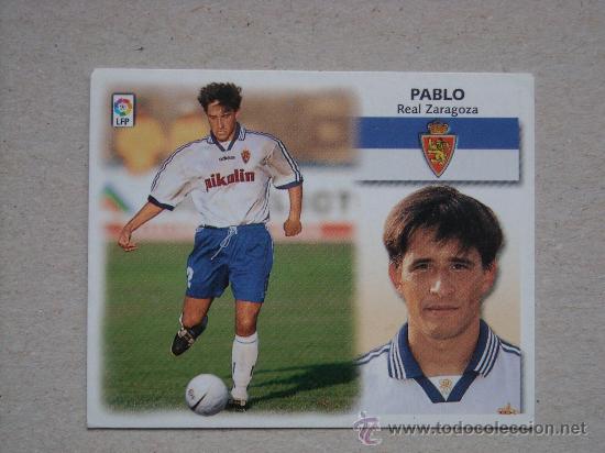 Cromos de f&uacute;tbol: ESTE 99-00  PABLO  ZARAGOZA  1999-2000 - Foto 1