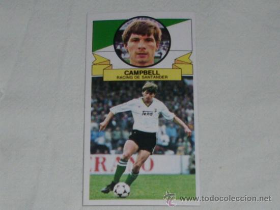 Cromos de f&uacute;tbol: -ESTE 85-86 : CAMPBELL ( SANTANDER ) - Foto 1
