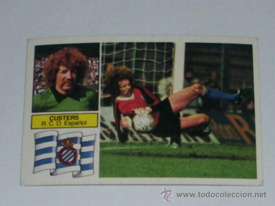 Cromos de f&uacute;tbol: -ESTE 82-83 : CUSTERS ( ESPA&Ntilde;OL ) -- BAJA -- - Foto 1