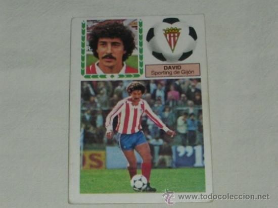 Cromos de f&uacute;tbol: -ESTE 83-84 : DAVID ( GIJON ) -- COLOCA -- - Foto 1