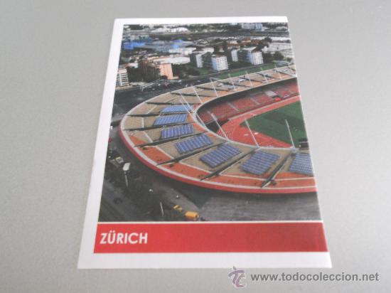 Cromos de f&uacute;tbol: 34 ZURICH ESTADIO LETZIGRUND CROMOS EUROCOPA AUSTRIA- SUIZA 08 UEFA EURO 2008 EURO2008 PANINI