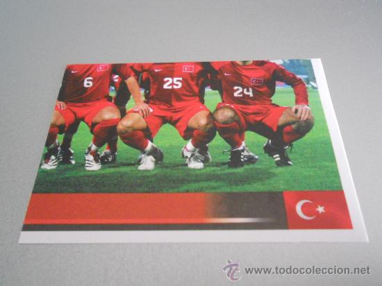 Fu&szlig;ball-Sticker: 128 SELECCION ALINEACION TURKIA CROMOS EUROCOPA AUSTRIA-SUIZA 08 EURO 2008 EURO2008 PANINI