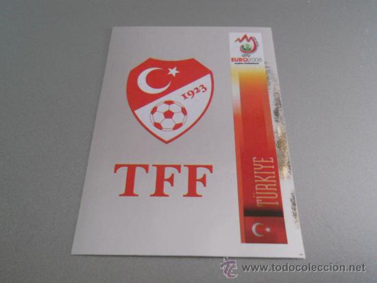 Cromos de f&uacute;tbol: 129 ESCUDO TURKIA CROMOS EUROCOPA AUSTRIA-SUIZA 08 EURO 2008 EURO2008 PANINI
