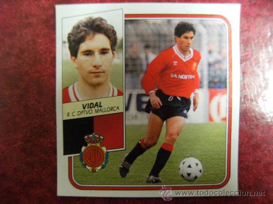 Cromos de f&uacute;tbol: TEMPORADA 89-90 ESTE. VIDAL (MALLORCA) - Foto 1