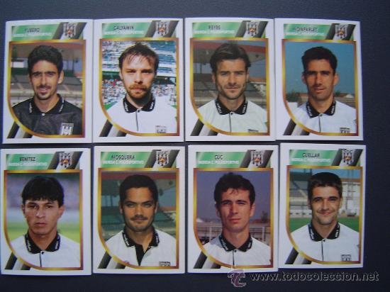 Cromos de f&uacute;tbol: MERIDA C. POLIDEPORTIVO - ESTE - LIGA 94/95 2a divisi&oacute;n - 4 cromos diferentes nuevos