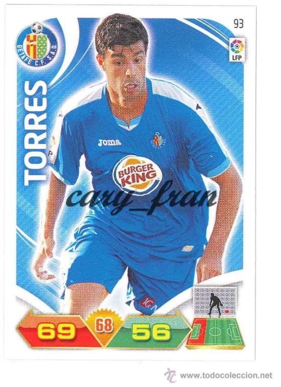 Cromos de f&uacute;tbol: ADRENALYN 2011 2012 11 12 GETAFE TORRES - Foto 1