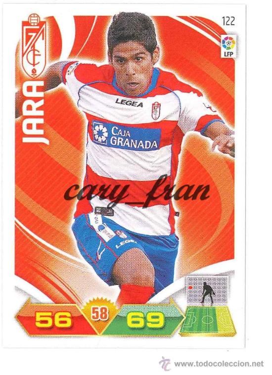 Cromos de f&uacute;tbol: ADRENALYN 2011 2012 11 12 GRANADA JARA - Foto 1