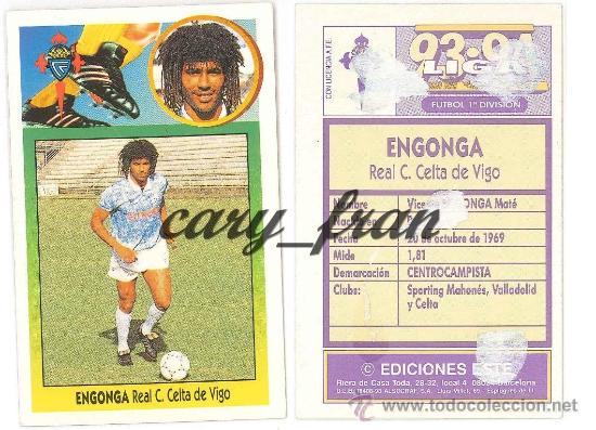 Cromos de f&uacute;tbol: ESTE 1993 1994 93 94 CELTA ENGONGA - Foto 1