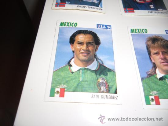 Fu&szlig;ball-Sticker: MUNDIAL DE USA 94 EDICIONES LS SERVICE LINE MODEN ITALY MEXICO 289 RAUL GUTIERREZ