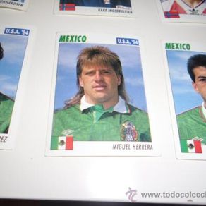 Miguel Herrera en la tarjeta Upper Deck del Mundial 1994 Miguel Herrera en la tarjeta Upper Deck del Mundial 1994