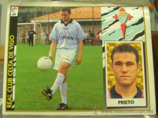 Cromos de f&uacute;tbol: EDICIONES ESTE 1997-1998   97-98   PRIETO  (BAJA)  CELTA   VENTANILLA  LEER - Foto 1