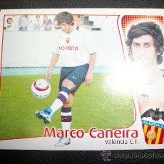 Cromos de Fútbol: MARCO CANEIRA VALENCIA ULTIMOS FICHAJES ( FICHAJE ) Nº 20 ALBUM ESTE LIGA 2004 - 2005 ( 04 - 05 ). Lote 366449396