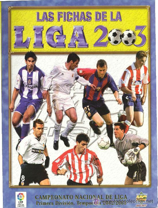 Fu&szlig;ball-Sticker: lote de 250 cromos cards mundicromo fichas de la liga 2003