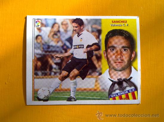 Fu&szlig;ball-Sticker: SANCHEZ VALENCIA  LIGA 02 03 EDICIONES ESTE 2002 2003 EXCELENTE ESTADO