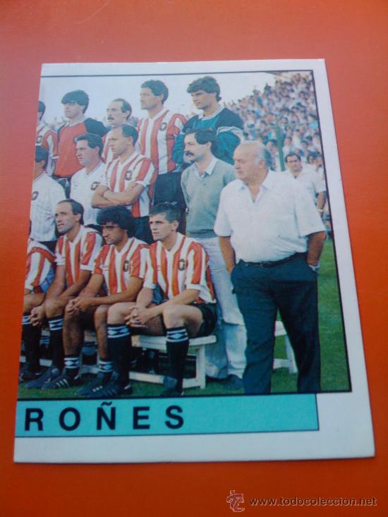 Figurine di Calcio: 175 - PLANTILLA CD LOGRO&Ntilde;ES 2 - FUTBOL 88 PANINI CROMOS LIGA 1988 -