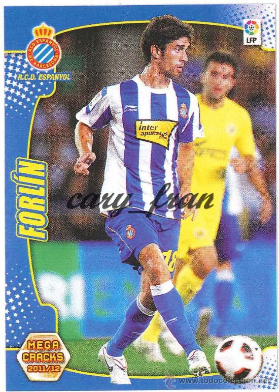 Cromos de f&uacute;tbol: MEGACRACKS 2011 2012 11 12 ESPA&Ntilde;OL FORLIN - Foto 1