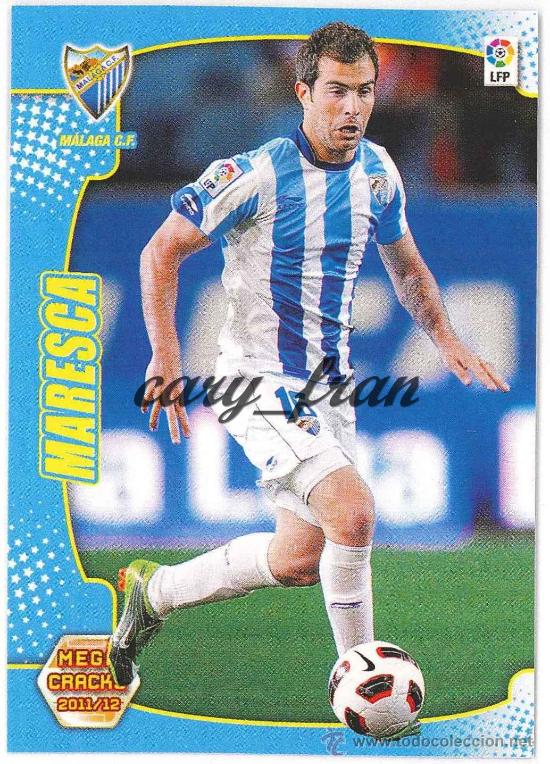 Cromos de f&uacute;tbol: MEGACRACKS 2011 2012 11 12 MALAGA MARESCA - Foto 1