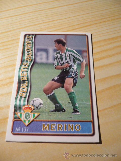 Cartes &agrave; collectionner de Football: 137 MERINO MUNDICROMO FICHAS DE LA LIGA 1996-1997 96-97