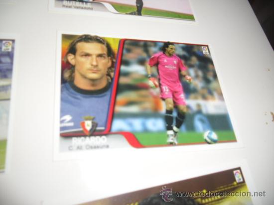 Cromos de f&uacute;tbol: EDICIONES ESTADIO 2007 2008 OSASUNA RICARDO - Foto 1