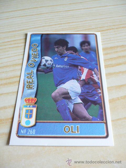 Fu&szlig;ball-Sticker: 268 OLI OVIEDO MUNDICROMO FICHAS DE LA LIGA 1996-1997 96-97