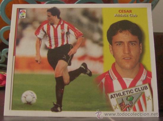 Cromos de f&uacute;tbol: EDICIONES ESTE 2002-2003 02 03 C&Eacute;SAR (AT. BILBAO) VENTANILLA LATERAL LEER - Foto 1