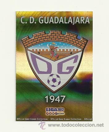 Cromos de F&uacute;tbol: 1153 ESCUDO (GUADALAJARA) BRILLO RAYAS MUNDICROMO 2011 2012 PLATINUM 11 12