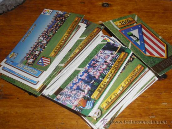 Cromos de F&uacute;tbol: 64 FICHAS DE LA LIGA 96 97 MUNDICROMO.