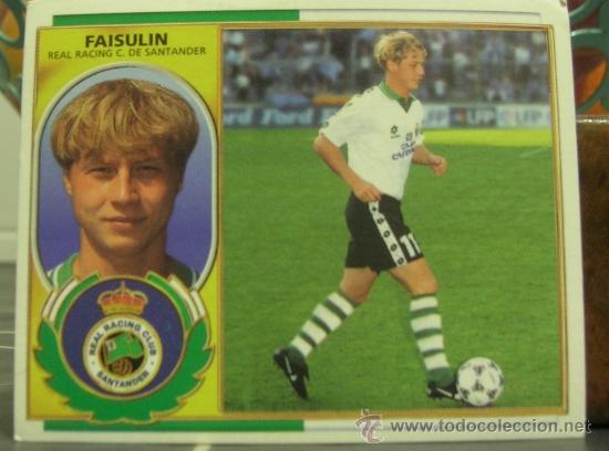 Cromos de f&uacute;tbol: EDICIONES  ESTE 1996-1997   96 97   FAISULIN   (RACING)  SIN PEGAR - Foto 1
