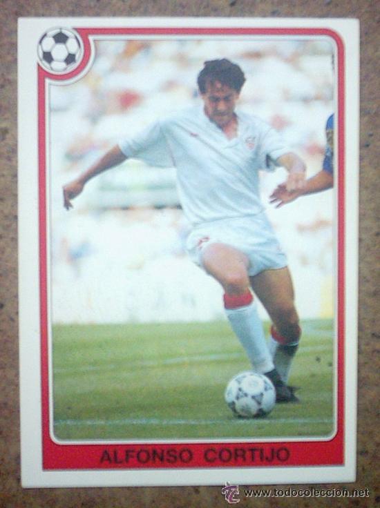 Cromos de f&uacute;tbol: CROMO DE FUTBOL LIGA 92-93 N&ordm; 60 ALFONSO CORTIJO